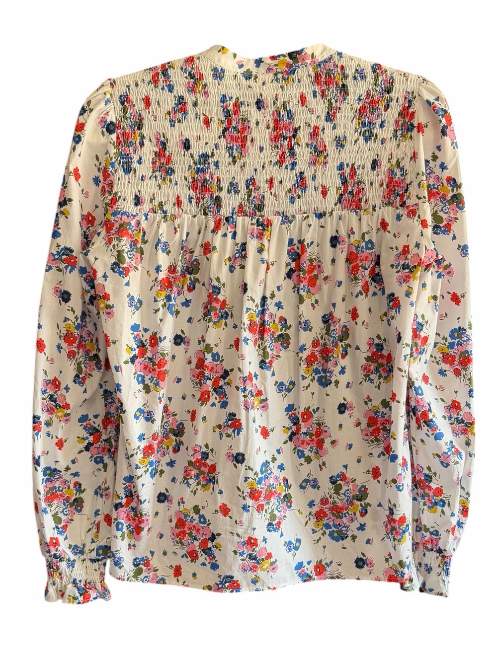 BODEN Helena Cotton Blouse White Floral 8 - Picture 5 of 13